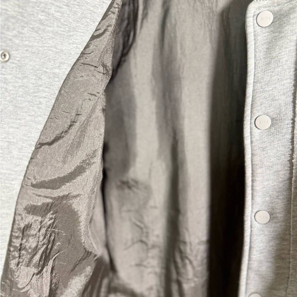 Kith Marvin Bomber Jacket color Heather Grey size Small   ( Runs big size up ) - Picture 8 of 9